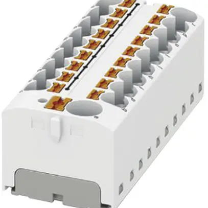 Bloc de distribution PX PTFIX 10/18X4-G WH 