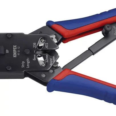 Pinza di serraggio KNIPEX per connettori modulari tipo Western, 200mm 