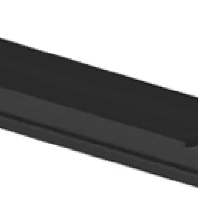 Blindabdeckung Sylvania OneTrack Polycarbonat 1000×26×10mm schwarz 