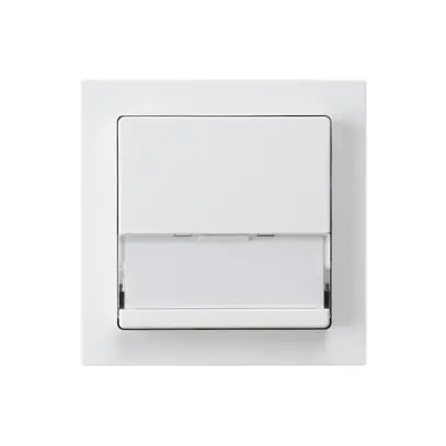 Kit frontal kallysto 60×60 blanc pour contact de sonnerie 