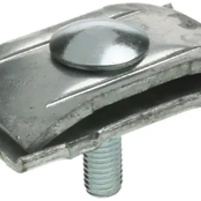 Placca di serraggio per terra fondazione Woertz 70×42×45mm zinc. 