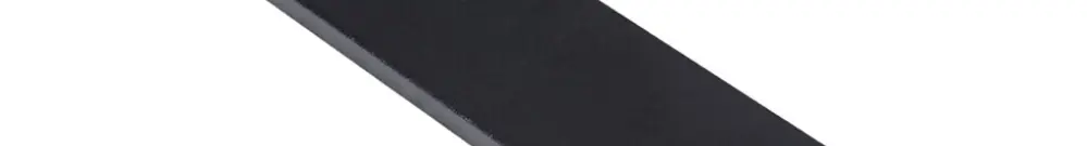 Cache frontal ROLINE 480×89mm acier noir 