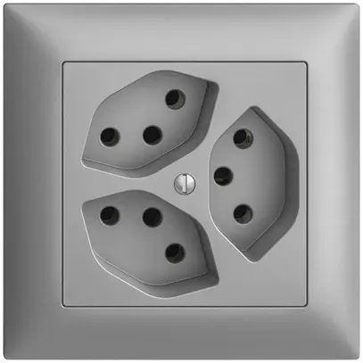 Presa INC EDIZIOdue 3×T13 silver 