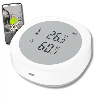 Capteur de température/humidité LCD KnockautX, par BRELAG 