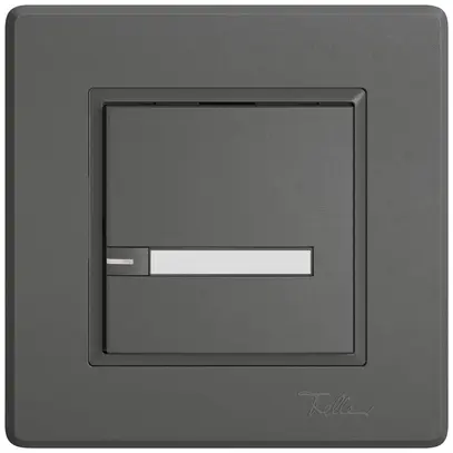 Pulsante KNX RGB INC EDIZIO.liv SNAPFIX® sensore temp.RGB-LED targ.1× com.1T grs 