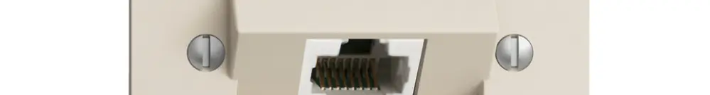 Presa INC 1×RJ45/u 8P ITplus EDIZIOdue crema 