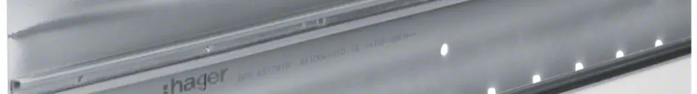 Brüstungskanal tehalit BRS 170×65×2000mm Oberteil 120 Stahl verkehrsweiss 
