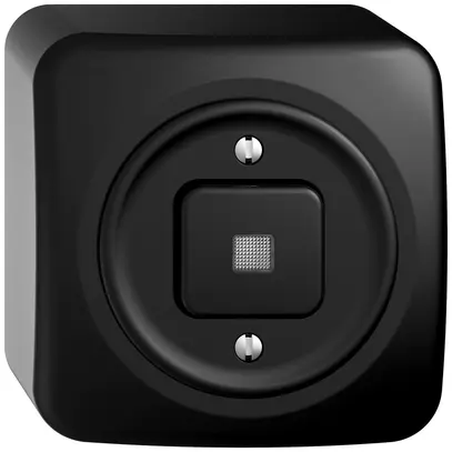 Interrupteur à poussoir lum.AP STANDARDdue SNAPFIX® 3/1L lent.front.KS jn no 