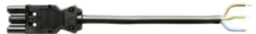 Cavo di raccordo Wieland GST18i3 3×1.5mm² 250V 16A 2m nero presa Cca 