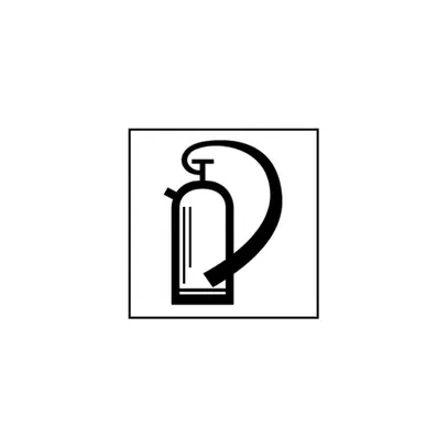 Foglia pos. simb. (Estintore) EDIZIOdue nero 42×42 per lamp.LED 