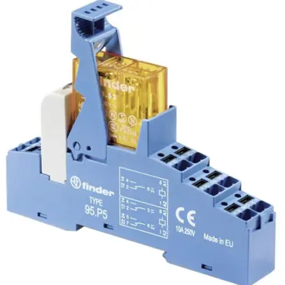 Relais de couplage AMD Finder 48.P5, 2W 8A AgNi, 24VDC, bornes Push-In 
