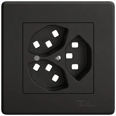 Kit di montaggio INC EDIZIO.liv SNAPFIX® per presa 3×T23 con lente frontale ne 