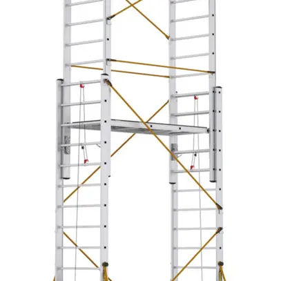 Échafaudage téléscopique Plica Telesafe XLN S007 5.23…7.03m alu 