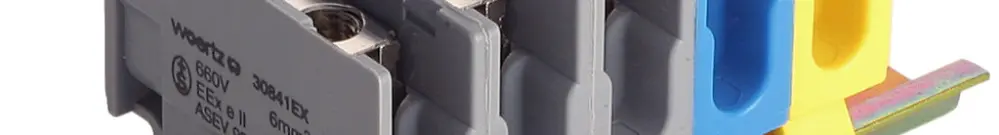 Morsettiera EEx Woertz 5×6mm² 94mm 