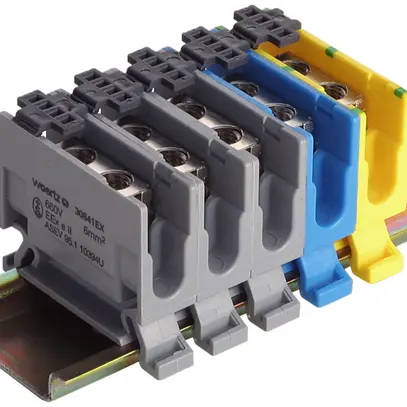 Morsettiera EEx Woertz 5×6mm² 94mm 