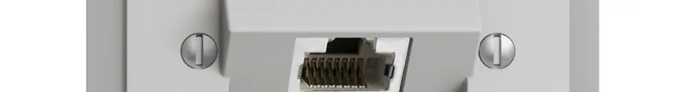 Presa INS 1×RJ45/s 4P ITplus EDIZIOdue grigio chiaro 