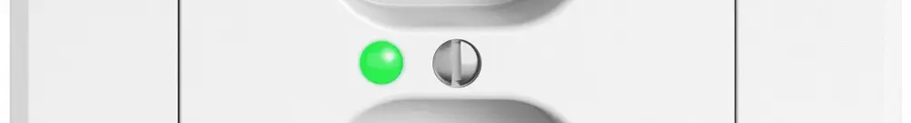 Presa INC EDIZIO.liv SNAPFIX® 2×T13 con LED verde bi 