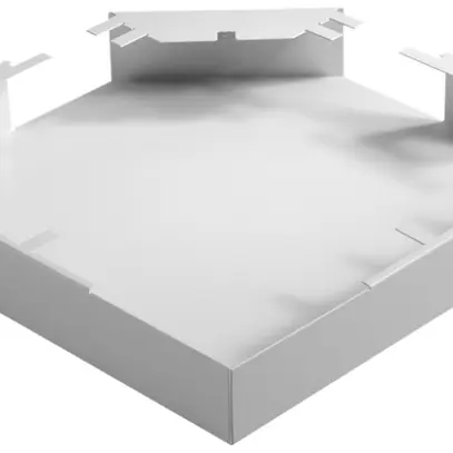 Angle plat tehalit DABA 50×80mm, blanc pur 