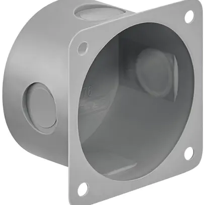 Hohlwanddose HSB Basic 1×1 grau, Ø 65×40mm, m.Flansch GDP 850°C halogenfrei 