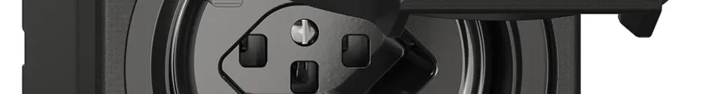 Prise FI NAP NEVO, 30mA, type 23, avec bornes de raccordement, noir 