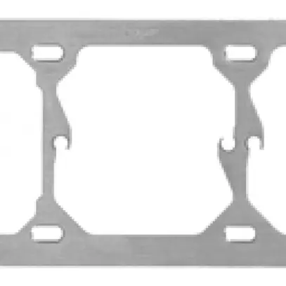 Placca di fissaggio I-I-I Hager orizz. per FA6/M3/XLR 77×197mm 
