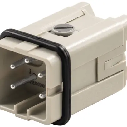 Inserto maschio Weidmüller HDC HA 400V 16A 4L a vite grd.1 
