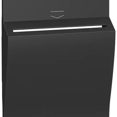 Copertura Living Now 3 moduli per interruttore Hotelcard nero 