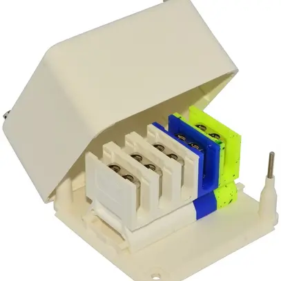 Boîte de dérivation AP Fixer 5×6…10mm² 97×97×51 blanc 