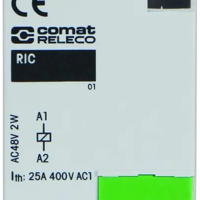 Contattore AMD ComatReleco RIC, 48VAC, 4Ch 25A AC-1 
