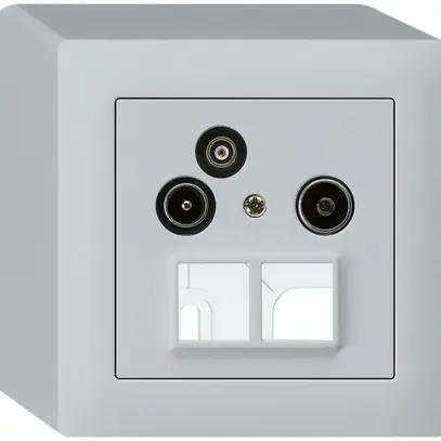 Prise pour antenne AP R/TV/données kallysto HMS 2GHz 10.5db gris clair 