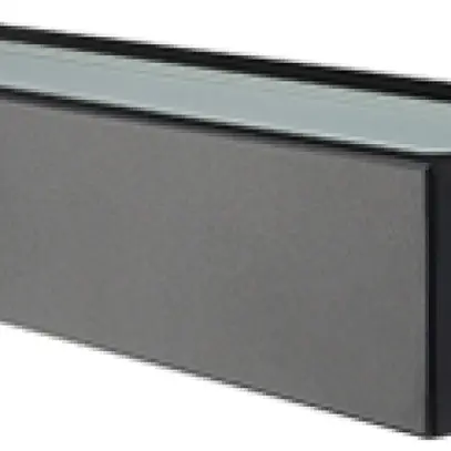 Applique LED SG Edge 7W 580lm 830 IP65 REG indiretto 320×103mm nero 