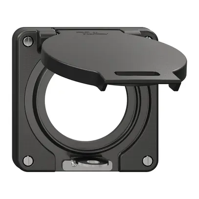 Coperchio con coperchio ribaltabile NEVO Ø53mm chiudibile ne (guarn.ne) 