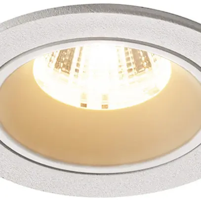 Downlight LED SLV NUMINOS S 8.6W 720lm 2700K 40° VAR Ø80×52mm bc/bc 