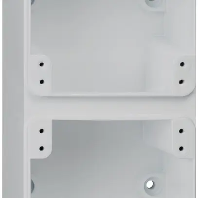 Boîtier AP robusto 2×1 gris 86×180×48mm 