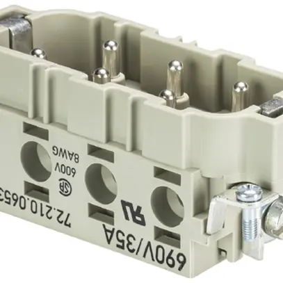 Insert p.fiche Wieland Electric revos POW STS 6 6,0 69 AG 6 35A 690V 2.5…6mm² 