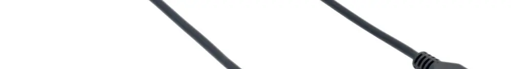Apparatekabel Tdlr 3×0.75mm² 2m schwarz Stecker T12 