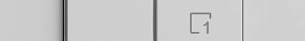 Interruttore 1K/2T scena WLAN Edue Wiser grigio chiaro 
