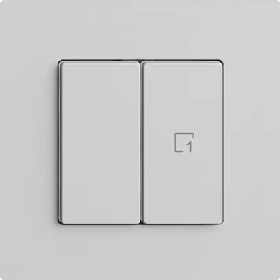 Interruttore 1K/2T scena WLAN Edue Wiser grigio chiaro 
