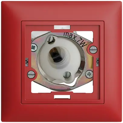 UP-Signallampe EDIZIOdue berry 5W ohne flache Kalotte 
