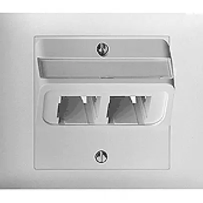Scatola INS ITT vuota per 1…2×RJ45 EDIZIOdue 30° bianco 