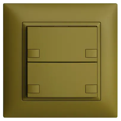 Pulsante KNX RGB INC EDUE FMI, 250mW, s.LED, 2×pulsante, com.2×tasti, ov 