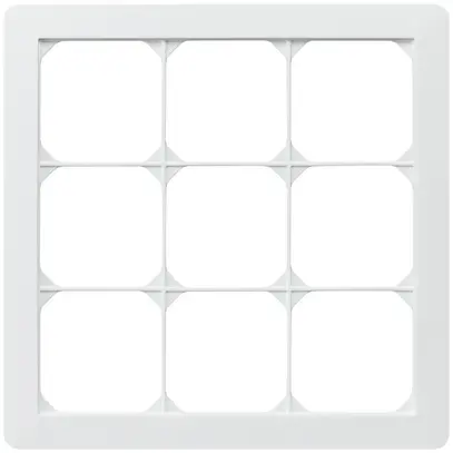 Telaio di copertura INC kallysto.trend 3×3 bianco 214×214mm 