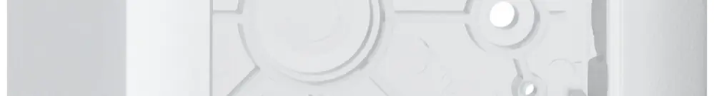 Boîtier AP kallysto blanc h=64mm 