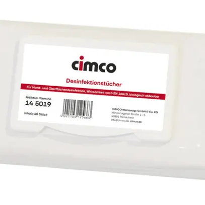 Lingette désinfectante Cimco protection du bras/de la main 