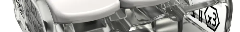 Borne de connexion WAGO 221 3×0.5…6mm² levier 37A 440V gris transparent 