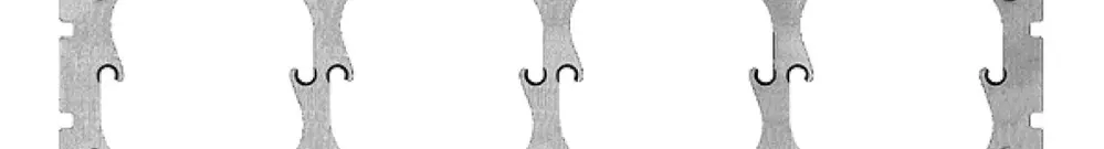 UP-Befestigungsplatte FH 1×4 4×52mm 