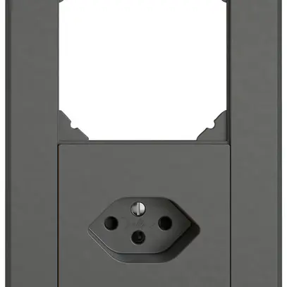 Combinaison ENC EDIZIO.liv SNAPFIX® 2×1 156×96mm vide+1×T13 gris foncé 