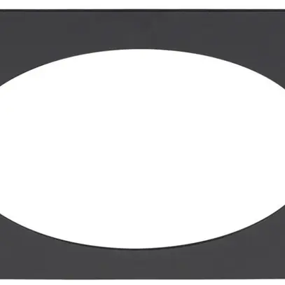 Cornice INS SLV NUMINOS XL quadrato 240×240mm/Ø180mm nero 