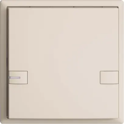 Poussoir ENC KNX 1× EDIZIOdue colore crema RGB avec LED 
