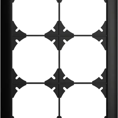 UP-Kopfzeile EDIZIOdue SNAPFIX® 3×2 vertikal 148×208mm schwarz 